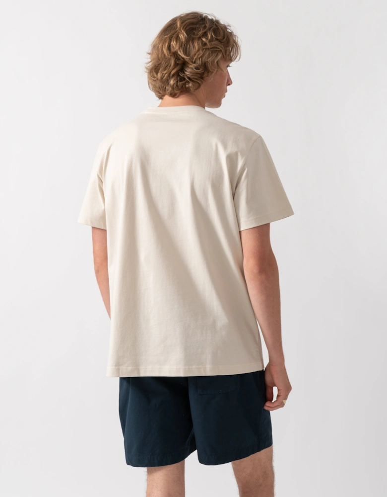 Fjallraven Multicolor Logo Mens T-Shirt - Chalk White 113