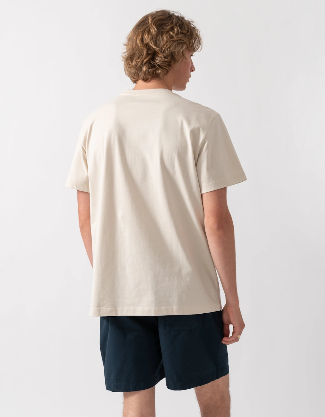 Fjallraven Multicolor Logo Mens T-Shirt - Chalk White 113