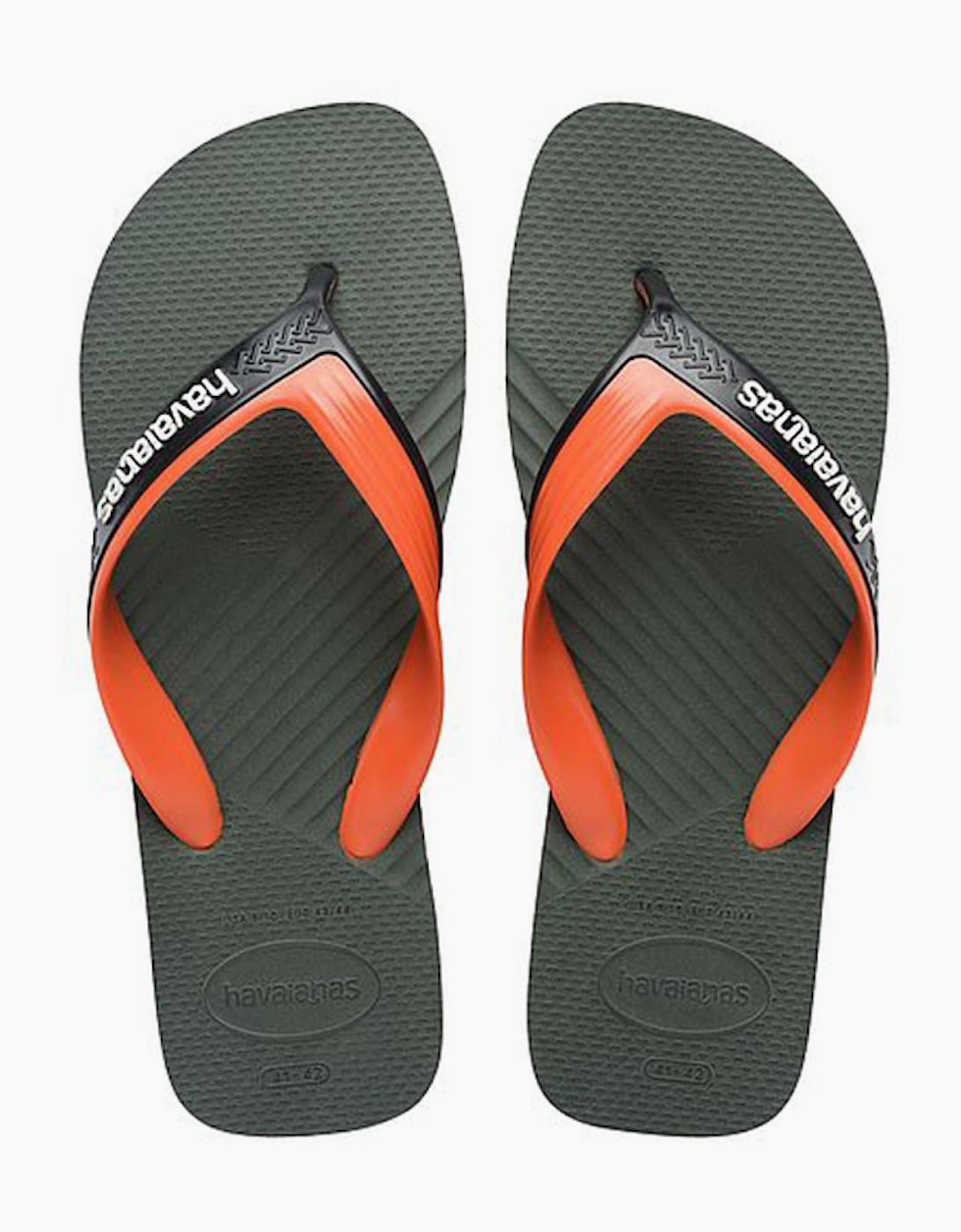 Havaianas Men's Green Dual Flip Flops - Size 7.5/8/7