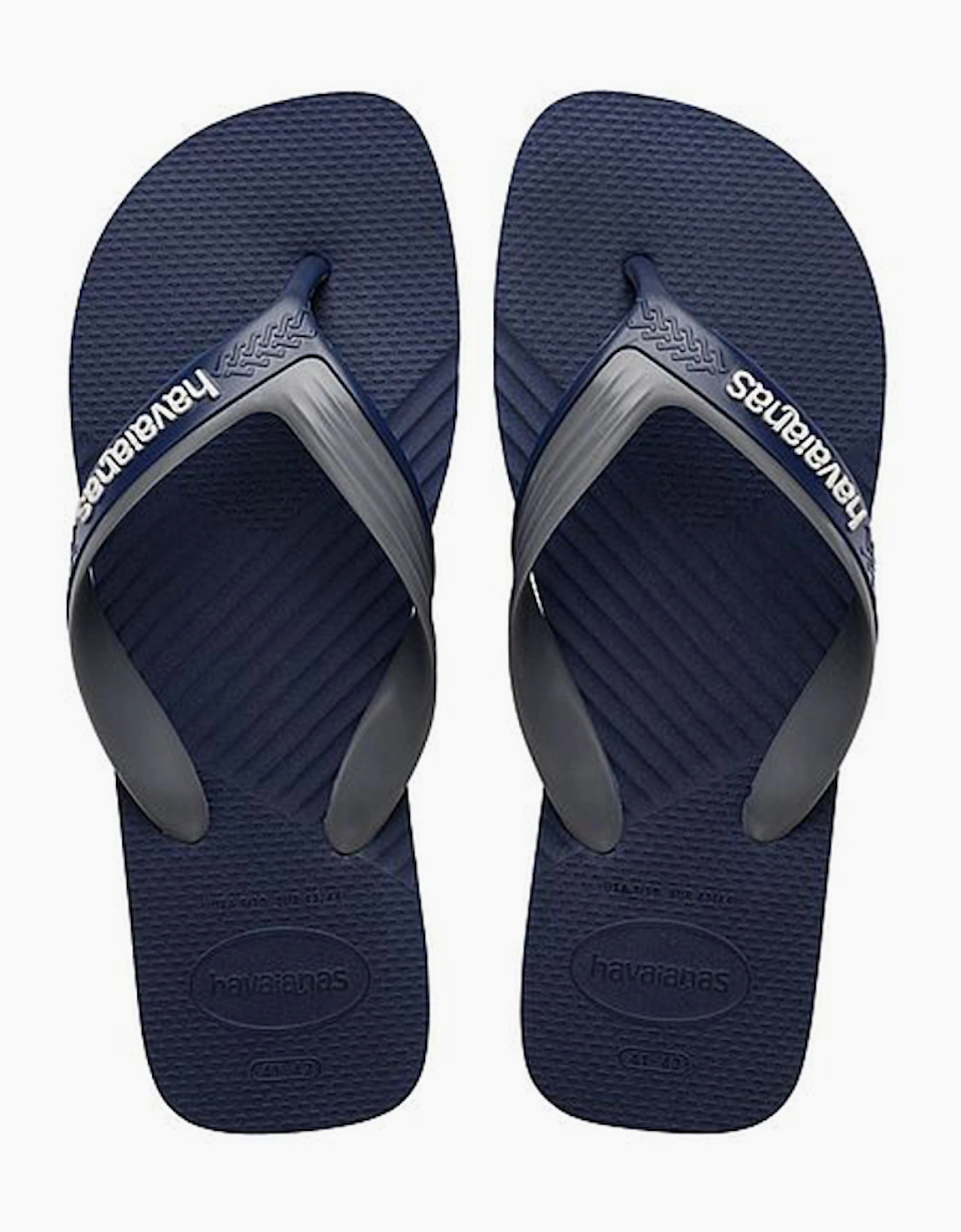 Havaianas Men's Navy Dual Flip Flops - Size 7.5/8/7