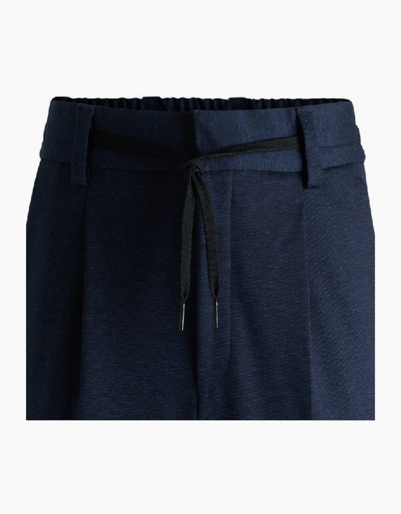 Solid Patterned Straight Leg Pants