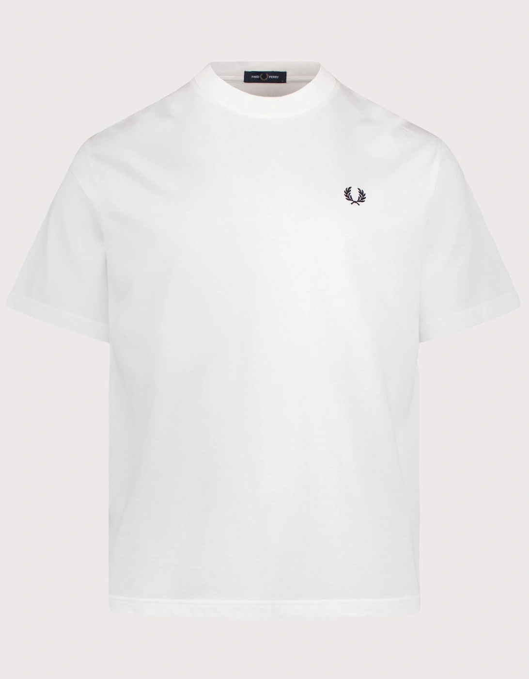 Relaxed Fit Back Print Fred Perry Text T-Shirt