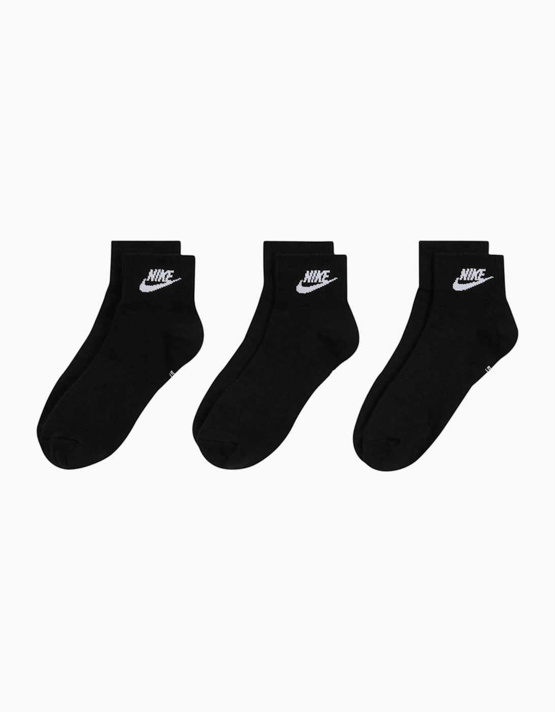 Nike DX5074 Mens Ankle Socks Essential Low Cut Socks 3 Pack