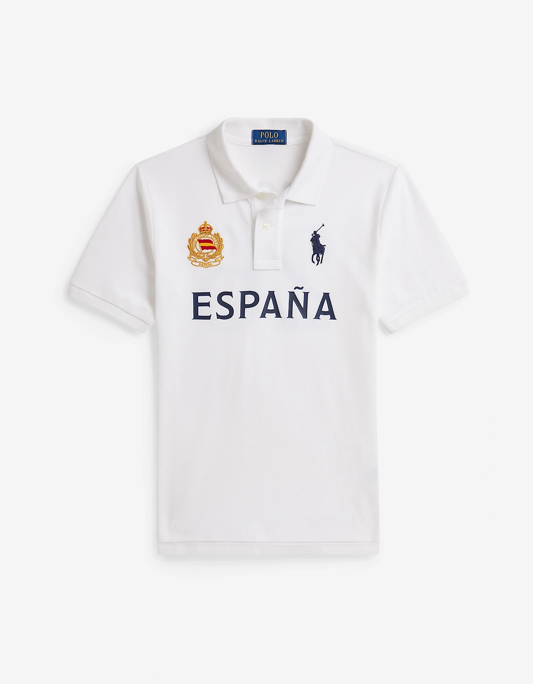 Ralph Lauren Boys España Polo Shirt in White
