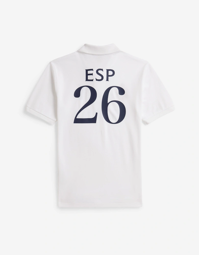 Ralph Lauren Boys España Polo Shirt in White