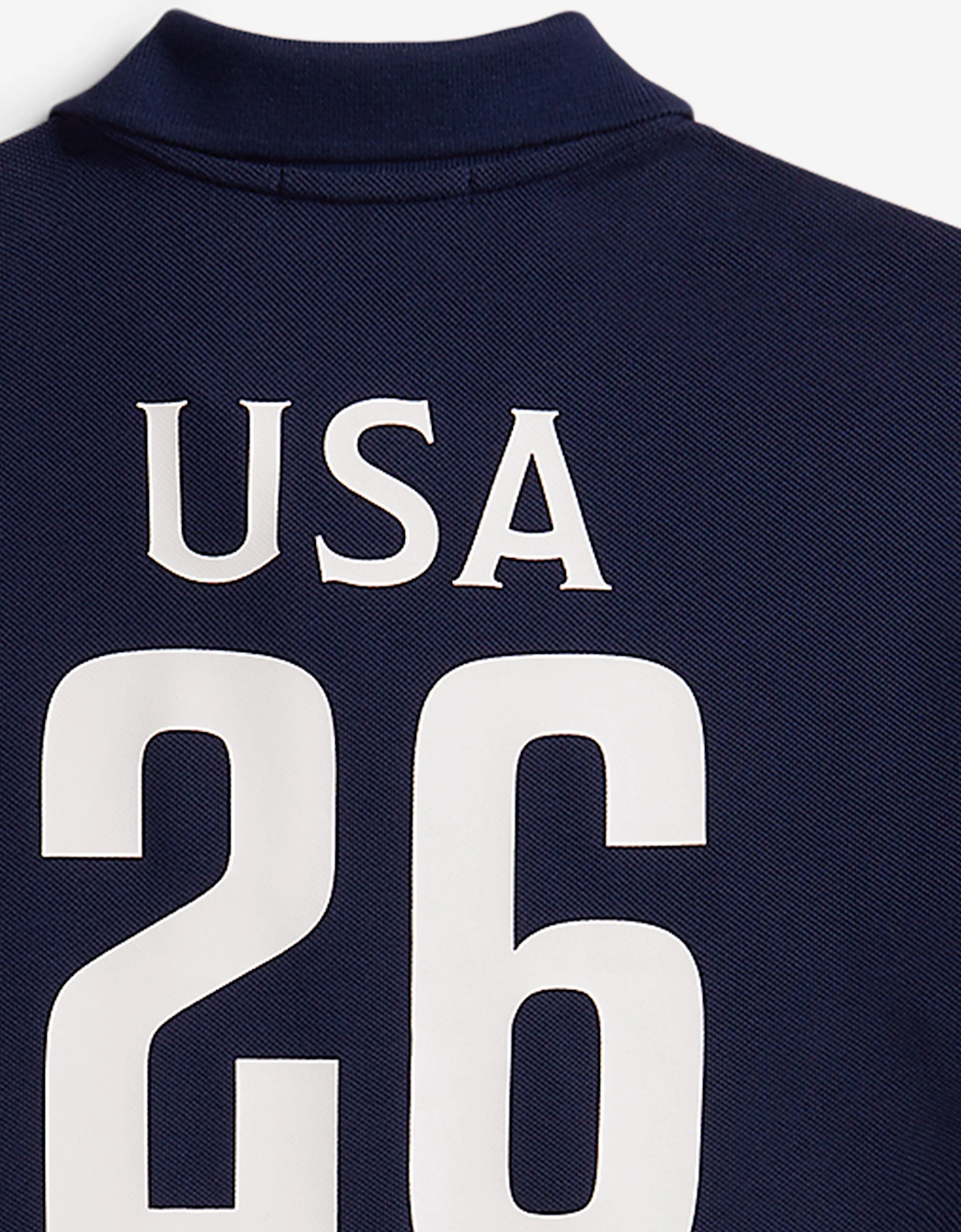 Ralph Lauren Boys USA Polo Shirt in Navy
