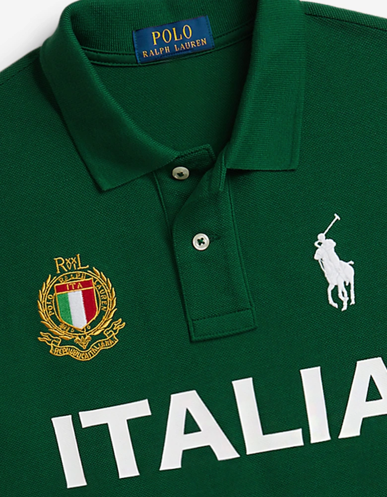 Ralph Lauren Boys Italia Polo Shirt in Green