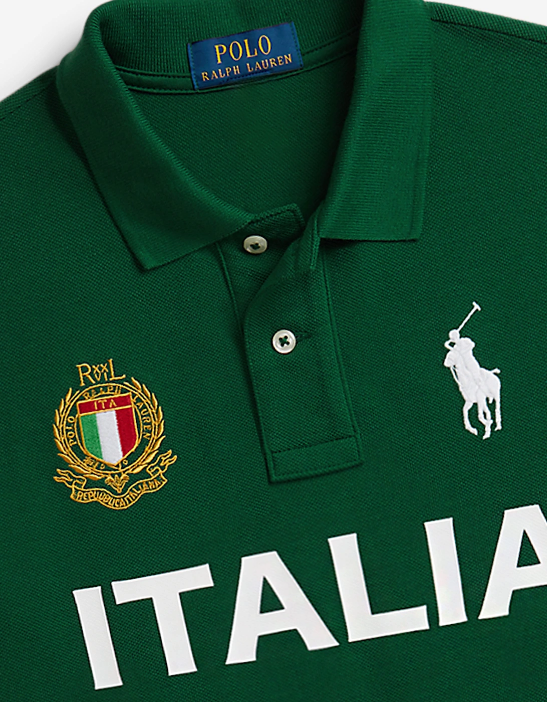 Ralph Lauren Boys Italia Polo Shirt in Green