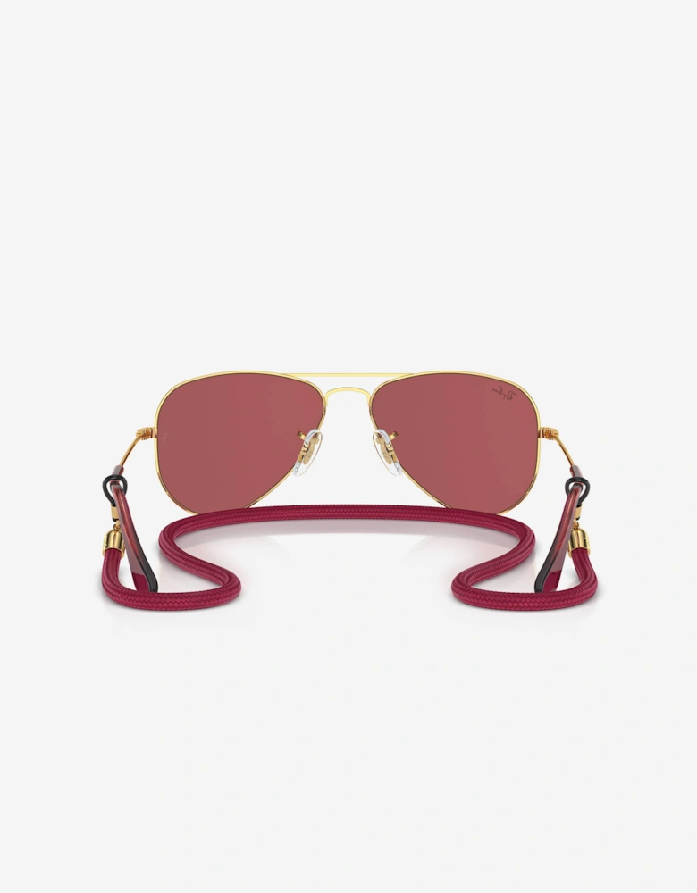 Ray-Ban Kids Aviator Sunglasses in Gold
