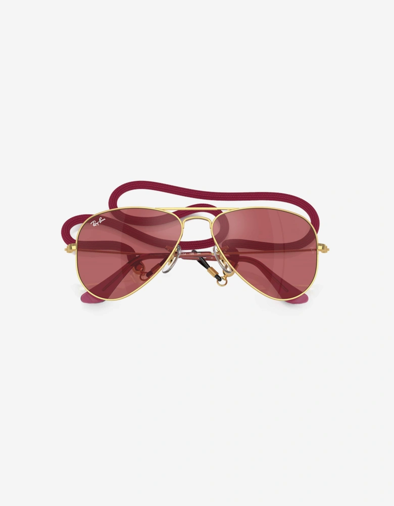 Ray-Ban Kids Aviator Sunglasses in Gold
