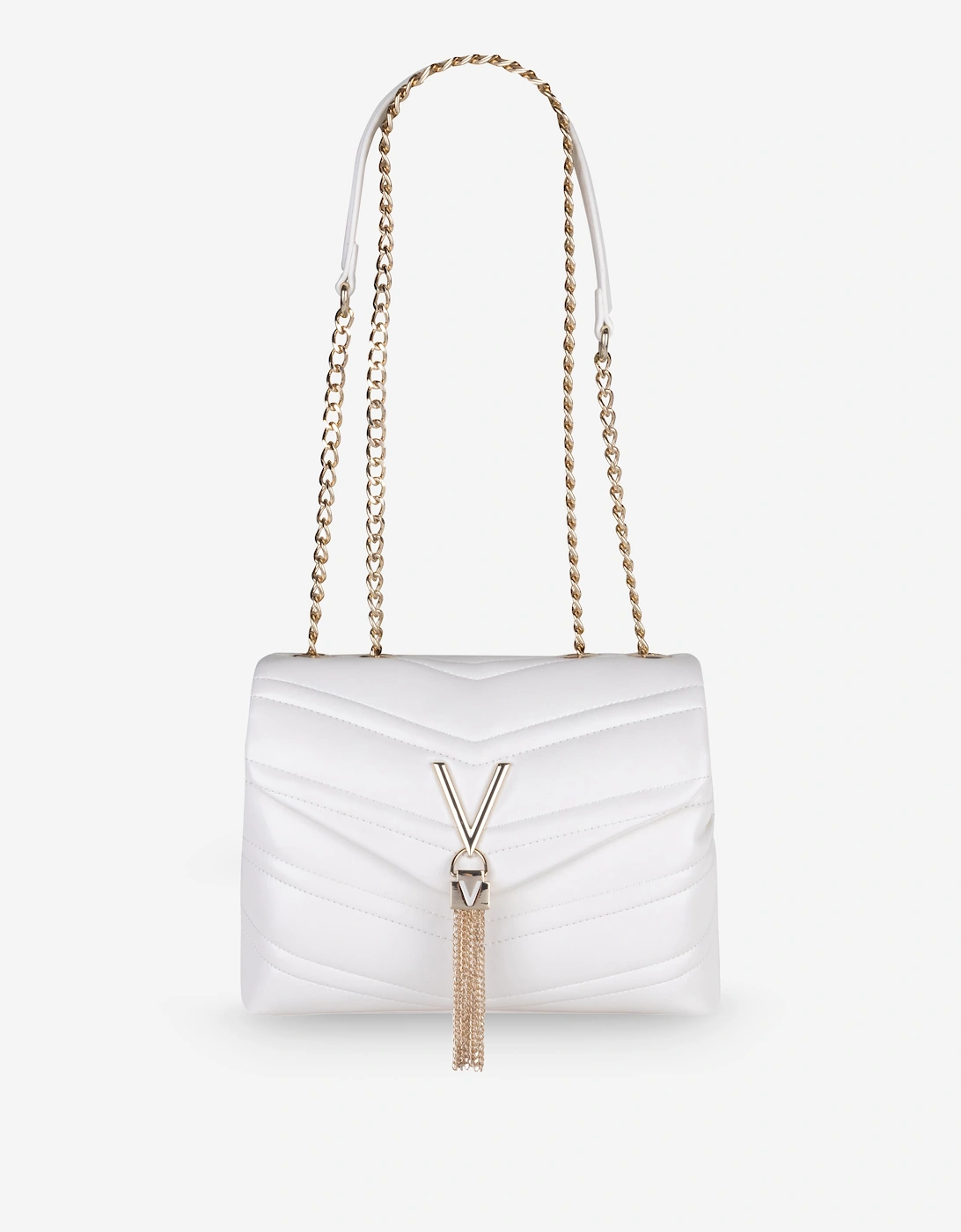 Valentino Girls White 'S Privilege Flap Bag In (23Cm) - Size: One Size, Kids