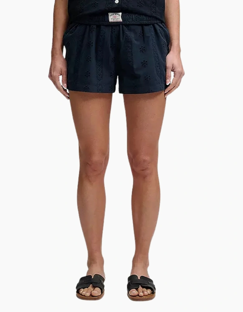 Superdry Womens Broderie Beach Chino Shorts