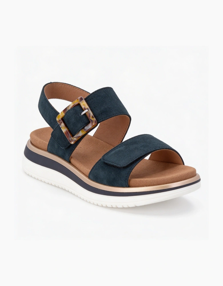 Remonte D1J62 Womens Ankle Strap Sandals Blue