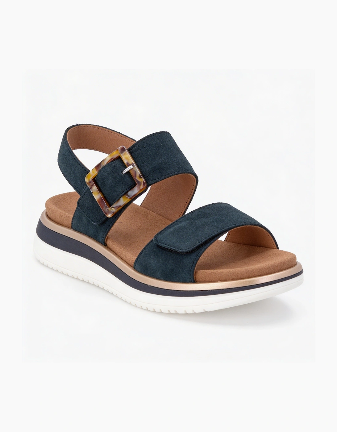 Remonte D1J62 Womens Ankle Strap Sandals Blue