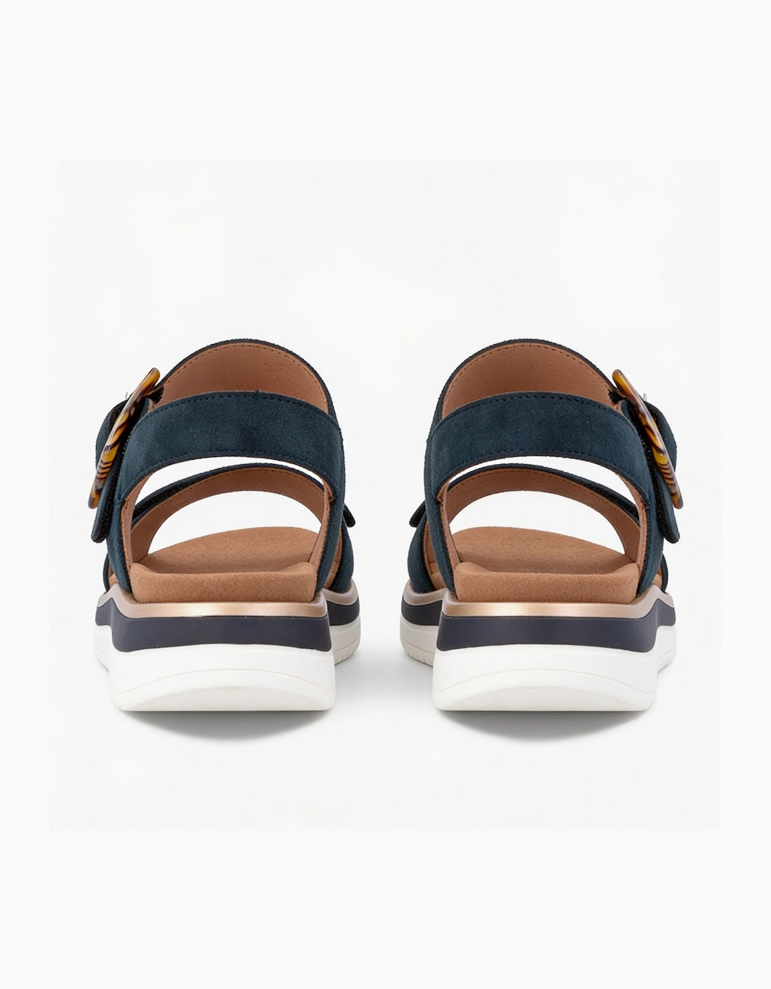 Remonte D1J62 Womens Ankle Strap Sandals Blue