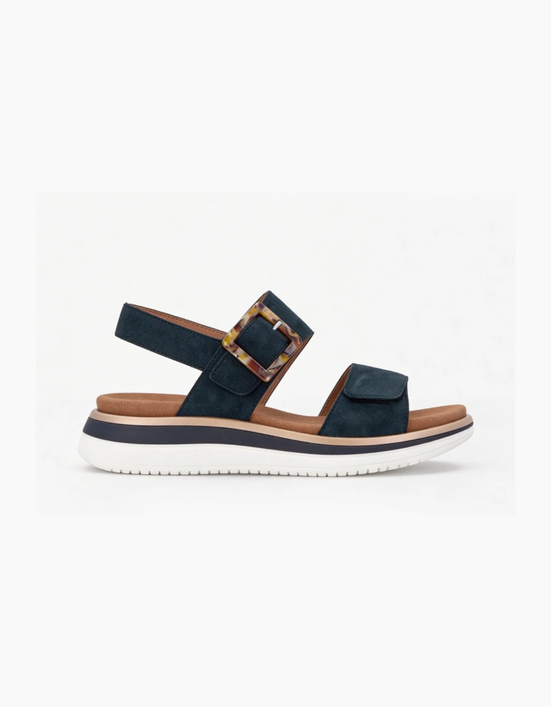 Remonte D1J62 Womens Ankle Strap Sandals Blue