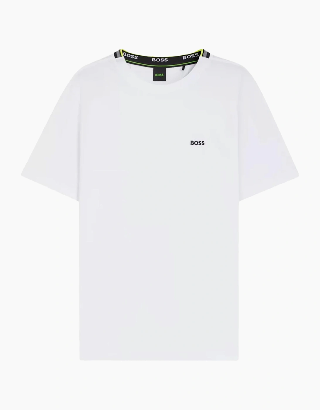 BOSS Pique Taddy T-Shirt Open White