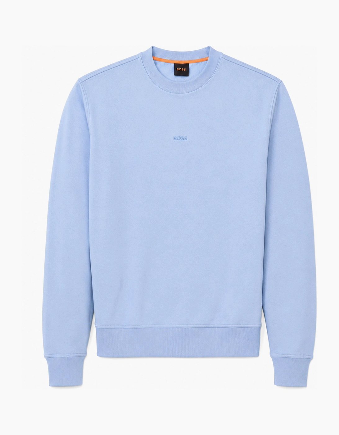 BOSS Relaxed Fit WeSmallcrew Sweatshirt Blue, 3 of 2