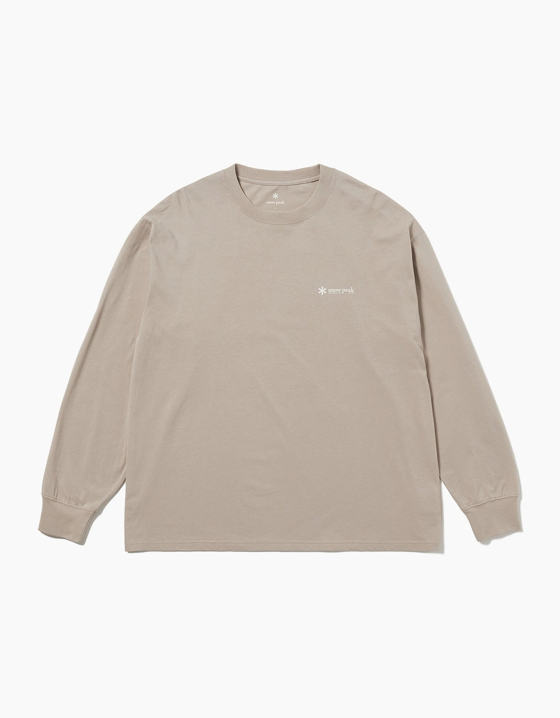 Snow Peak Soft Cotton Relaxed Long Sleeve T-Shirt, 7 of 6