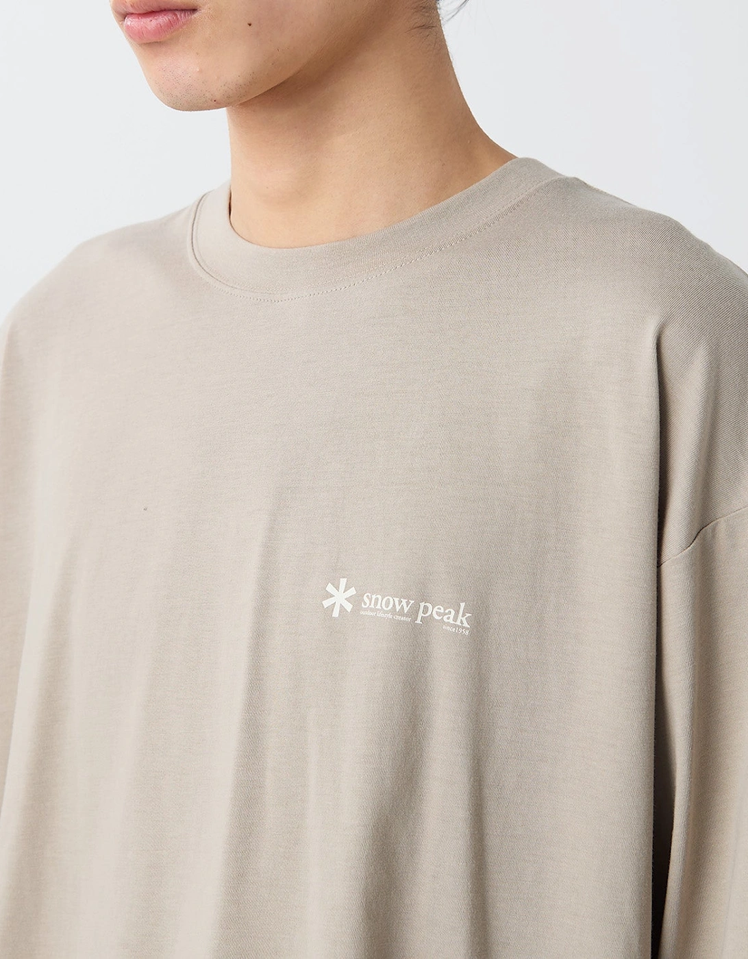 Snow Peak Soft Cotton Relaxed Long Sleeve T-Shirt