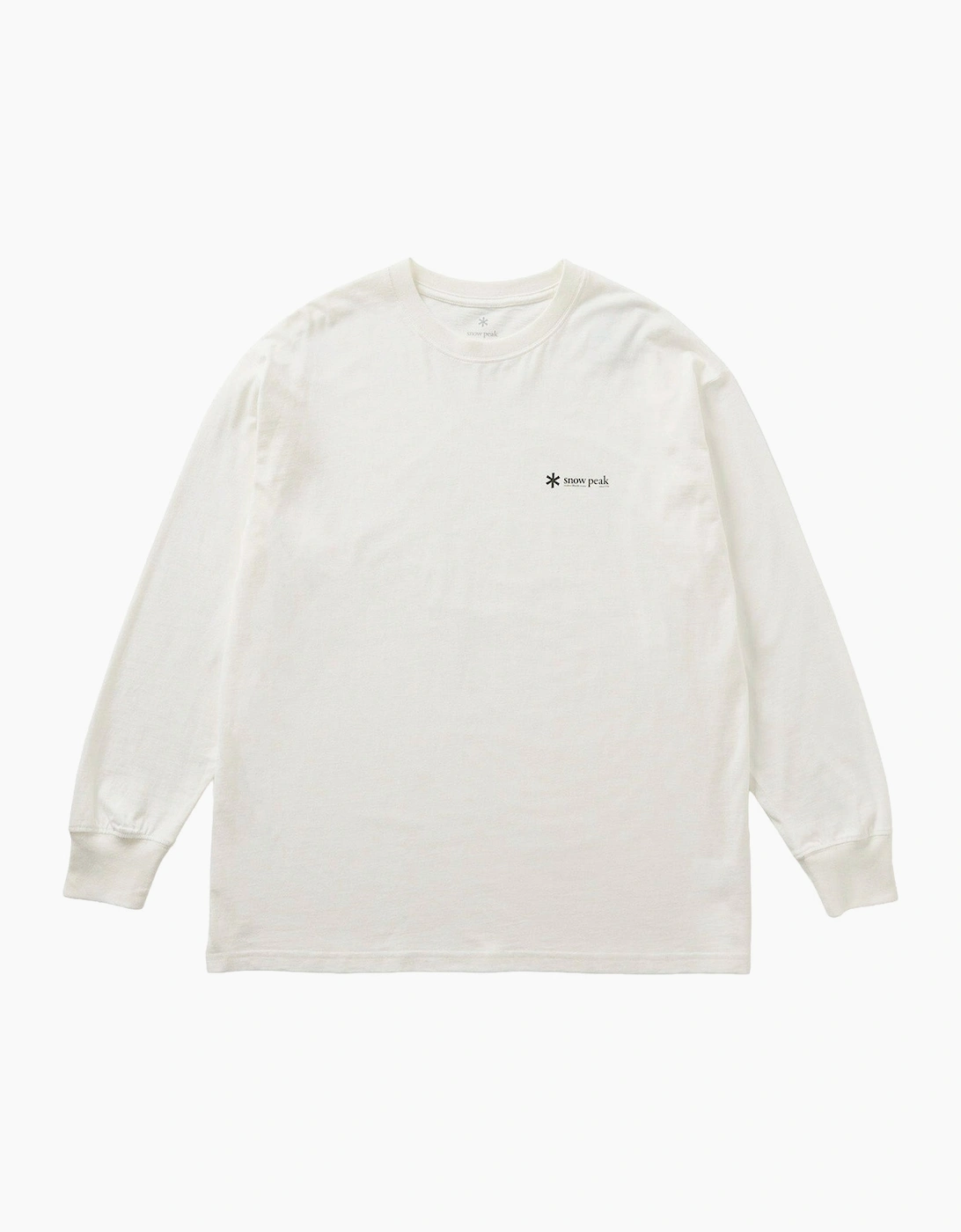 Snow Peak Soft Cotton Relaxed Long Sleeve T-Shirt, 2 of 1
