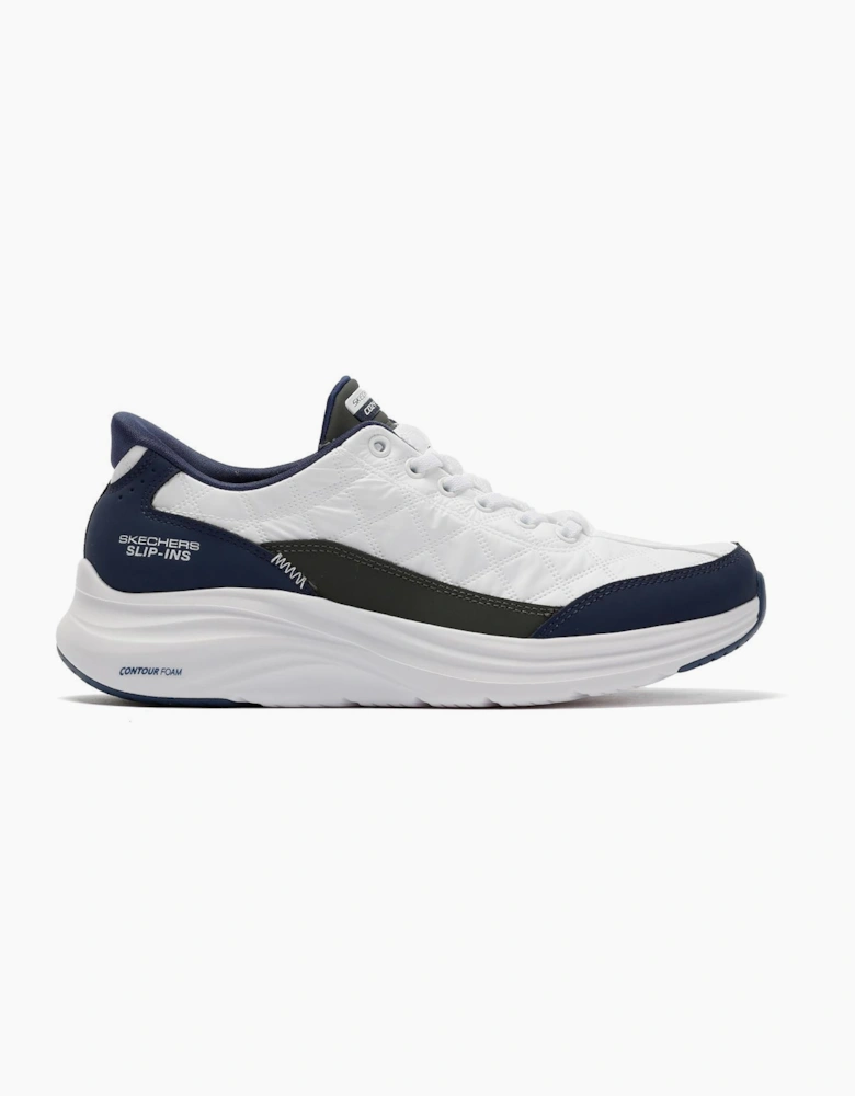 Skechers Slip-Ins Contour Foam Cozy Fit Women's White/Navy Trainers