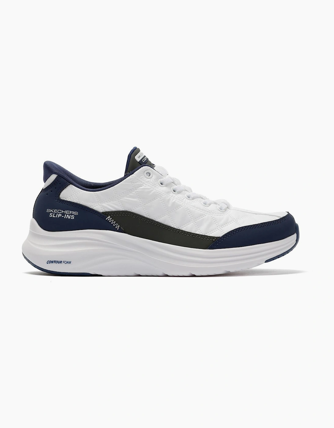 Skechers Slip-Ins Contour Foam Cozy Fit Women's White/Navy Trainers
