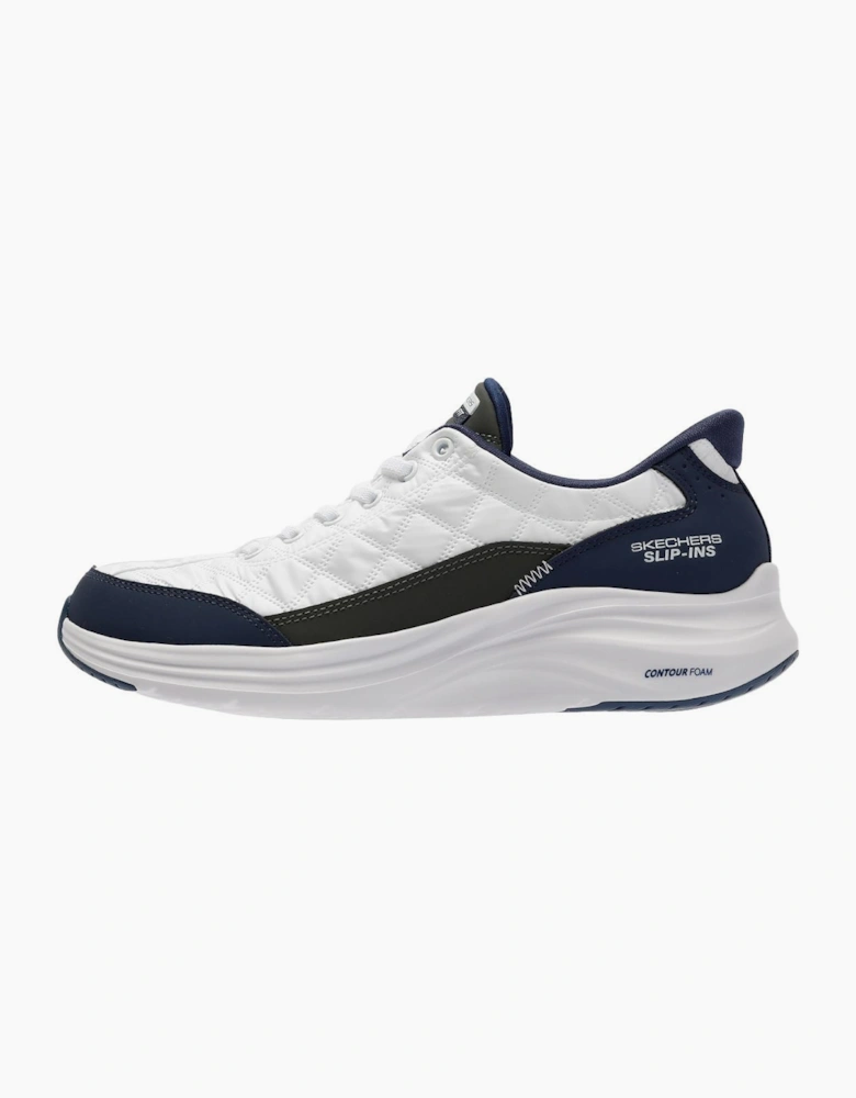 Skechers Slip-Ins Contour Foam Cozy Fit Women's White/Navy Trainers