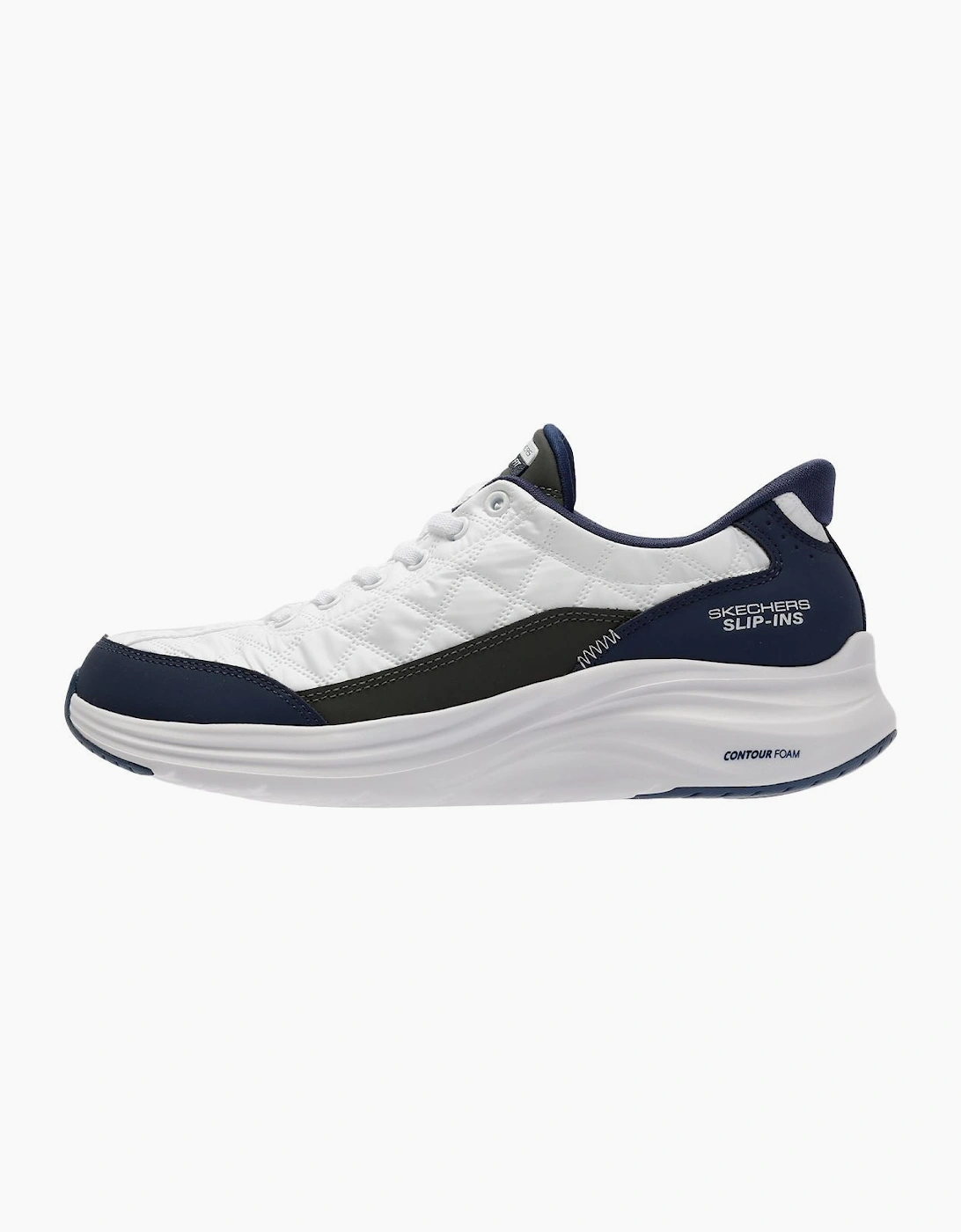 Skechers Slip-Ins Contour Foam Cozy Fit Women's White/Navy Trainers