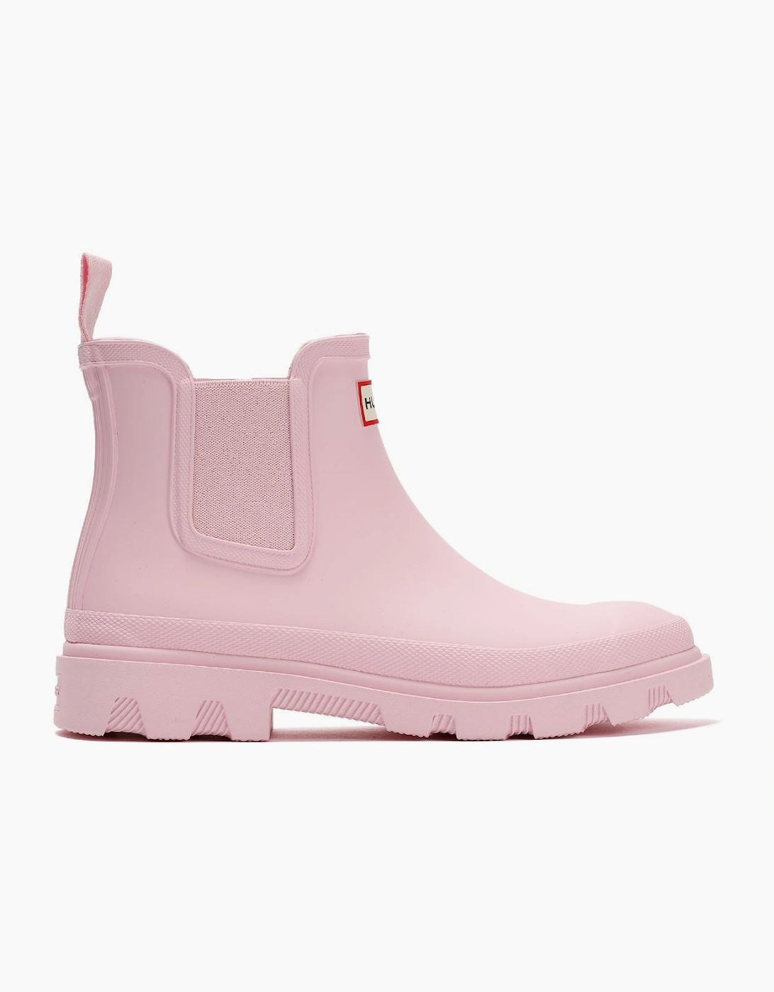 Hunter Downpour Chelsea Rubber Women's Parfait Pink Wellington Boots
