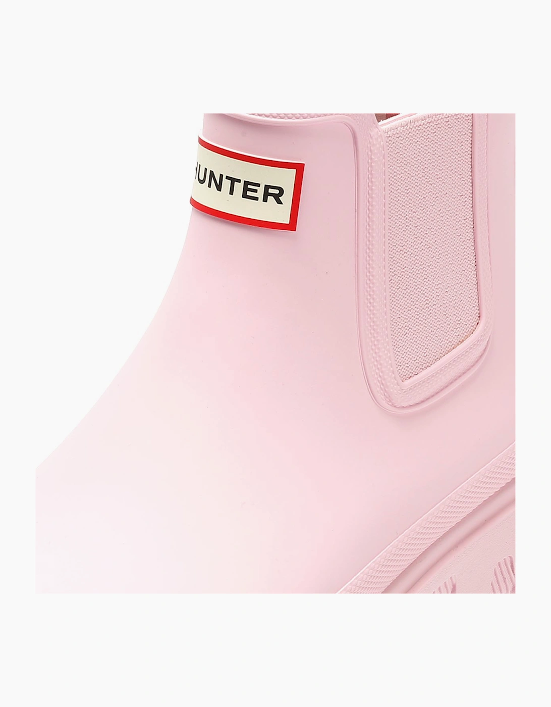 Hunter Downpour Chelsea Rubber Women's Parfait Pink Wellington Boots