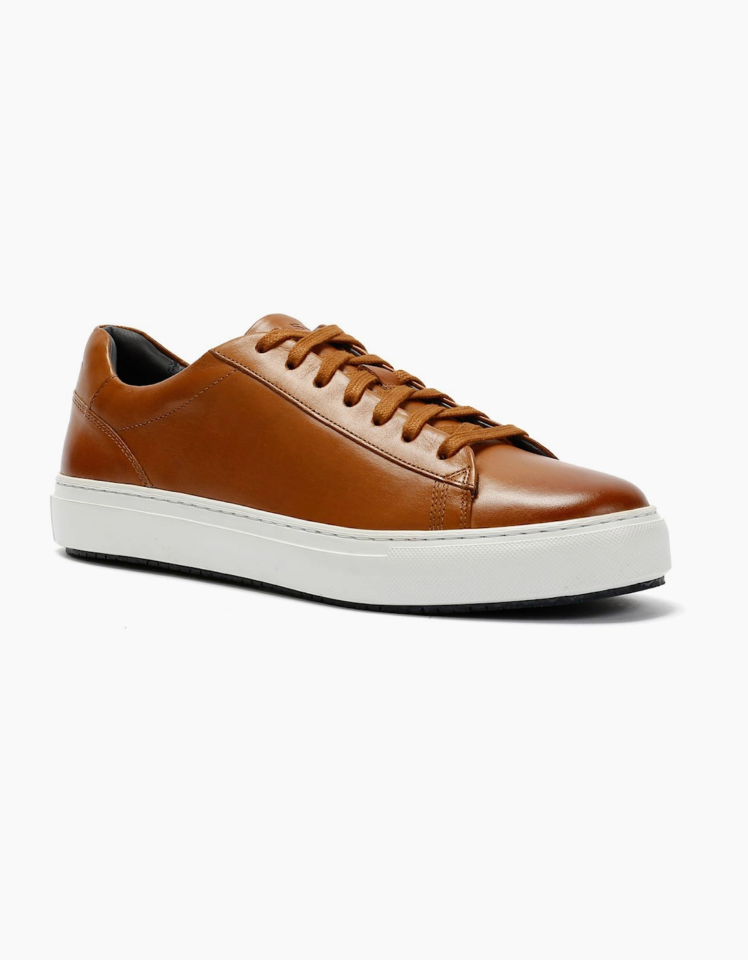 Ben Sherman Ace Cupsole Leather Men's Tan Trainers