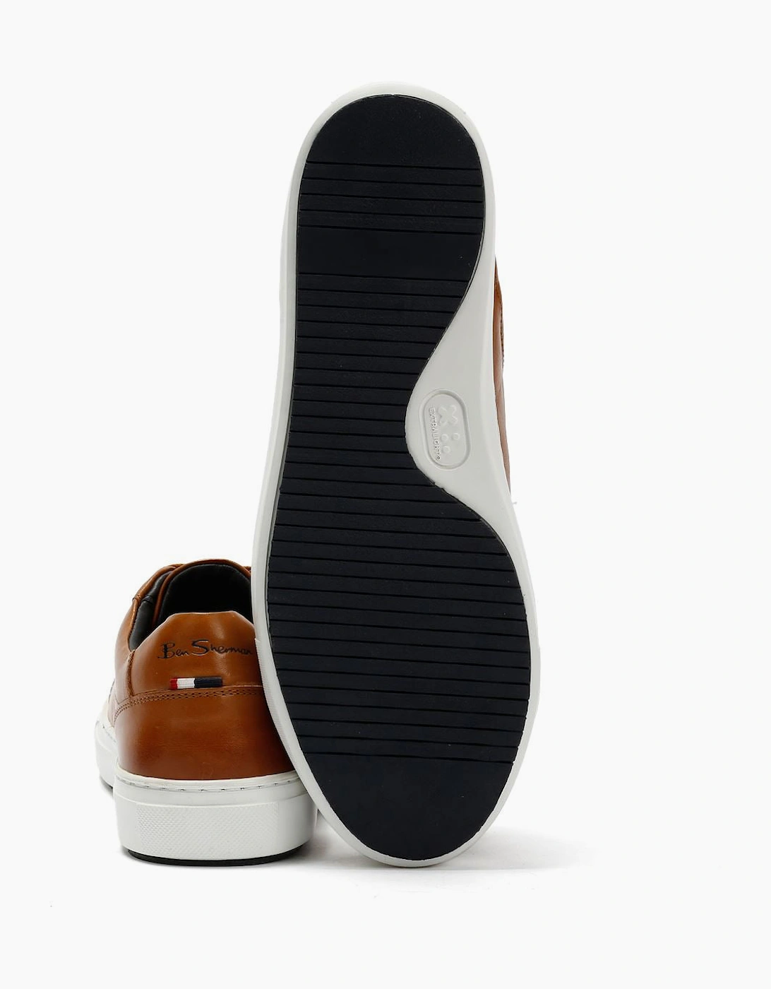 Ben Sherman Ace Cupsole Leather Men's Tan Trainers