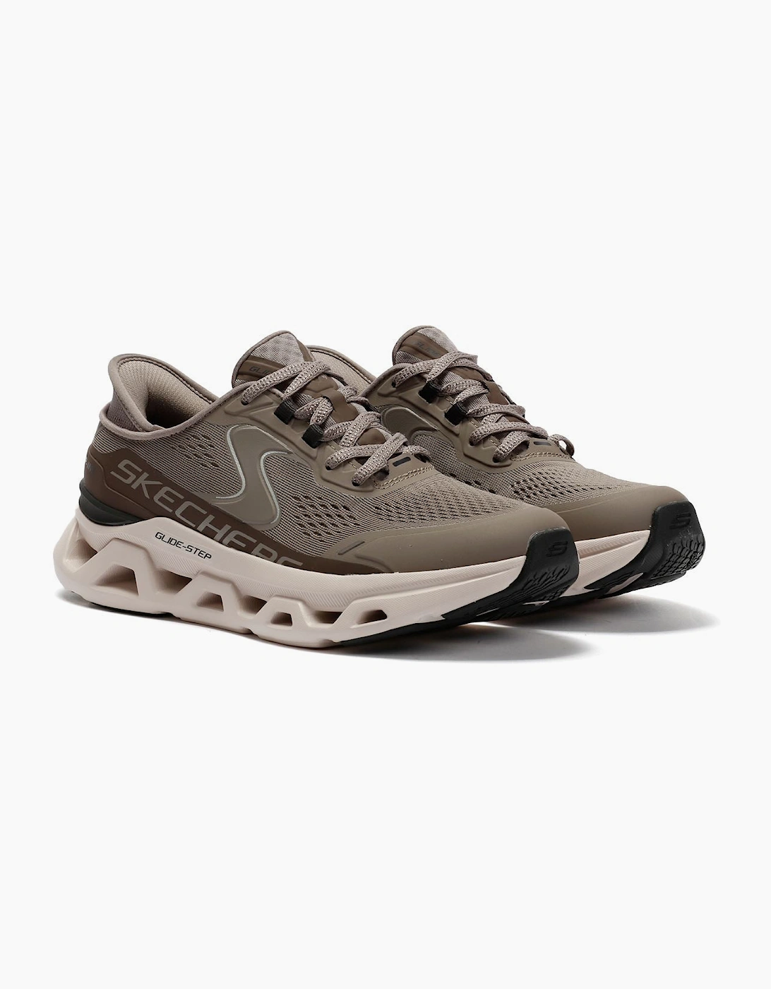 Skechers Slip-Ins Glide Step Altus Mesh Women's Khaki Trainers