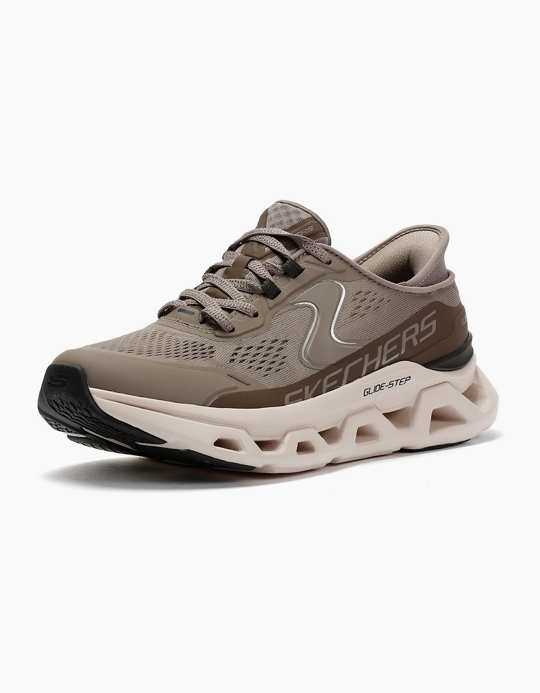 Skechers Slip-Ins Glide Step Altus Mesh Women's Khaki Trainers