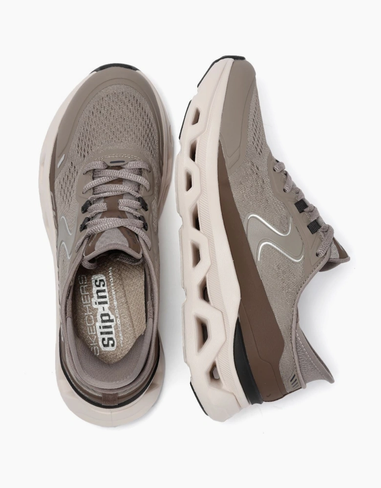 Skechers Slip-Ins Glide Step Altus Mesh Women's Khaki Trainers