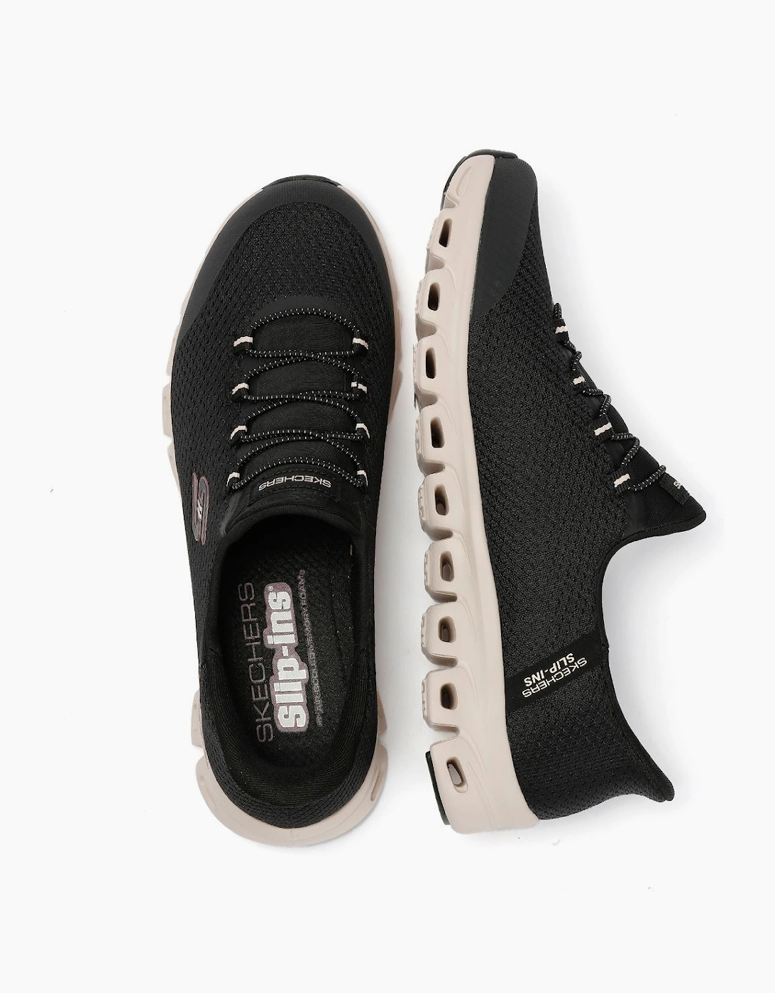 Skechers Slip-Ins Glide Step Vibey Mesh Women's Black Trainers
