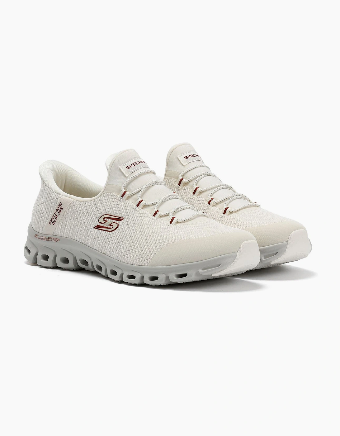 Skechers Slip-Ins Glide Step Vibey Mesh Women's White Trainers