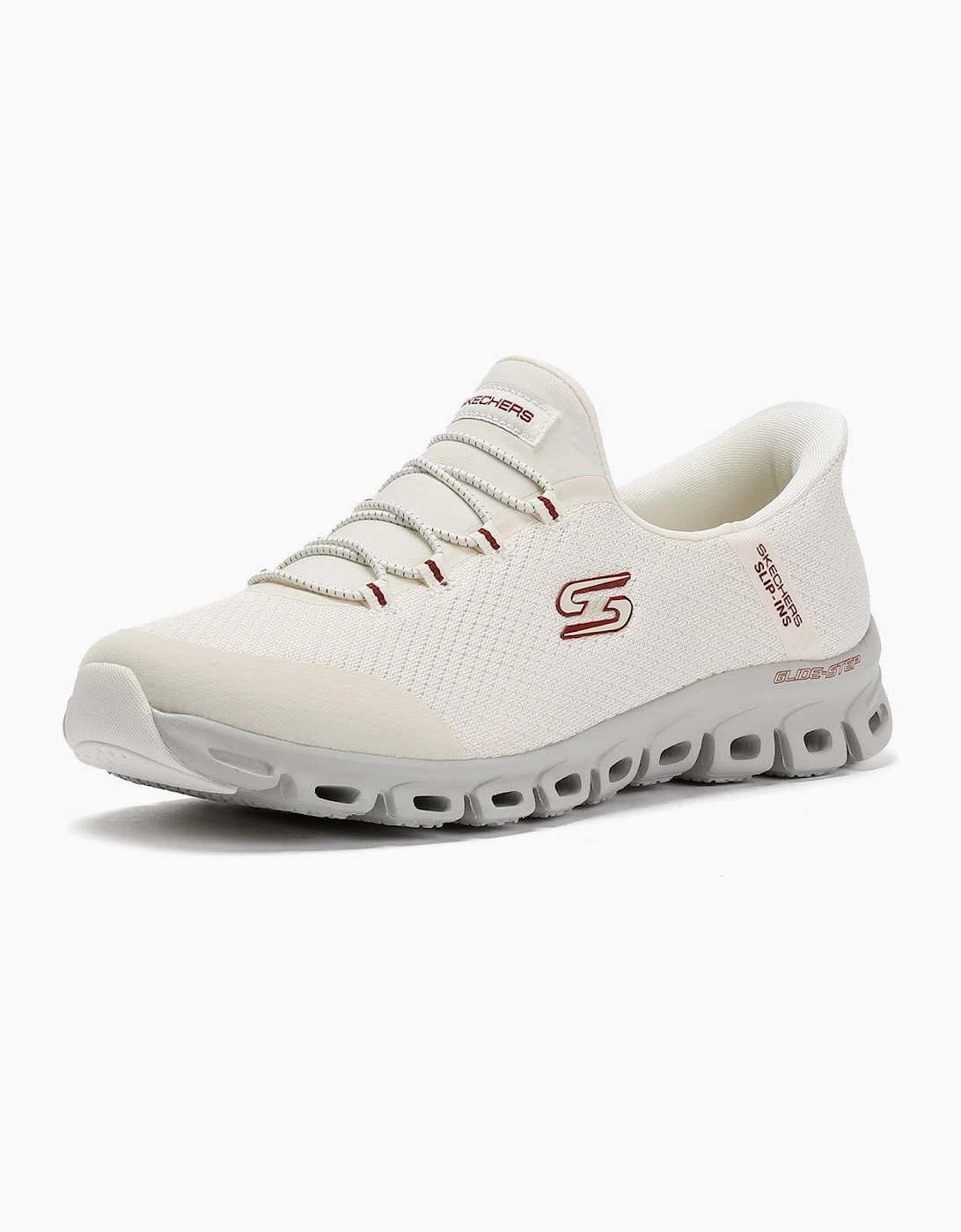 Skechers Slip-Ins Glide Step Vibey Mesh Women's White Trainers
