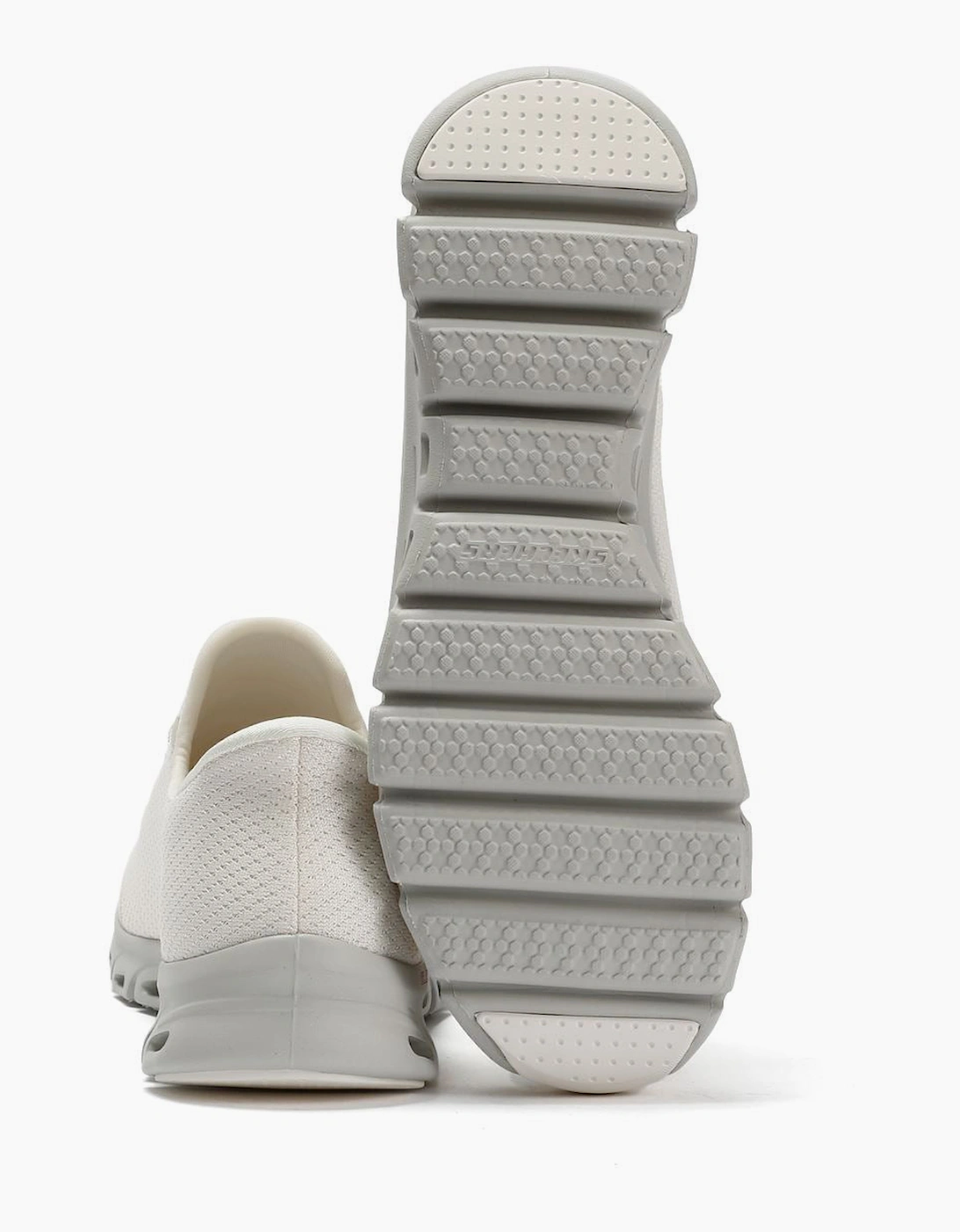 Skechers Slip-Ins Glide Step Vibey Mesh Women's White Trainers
