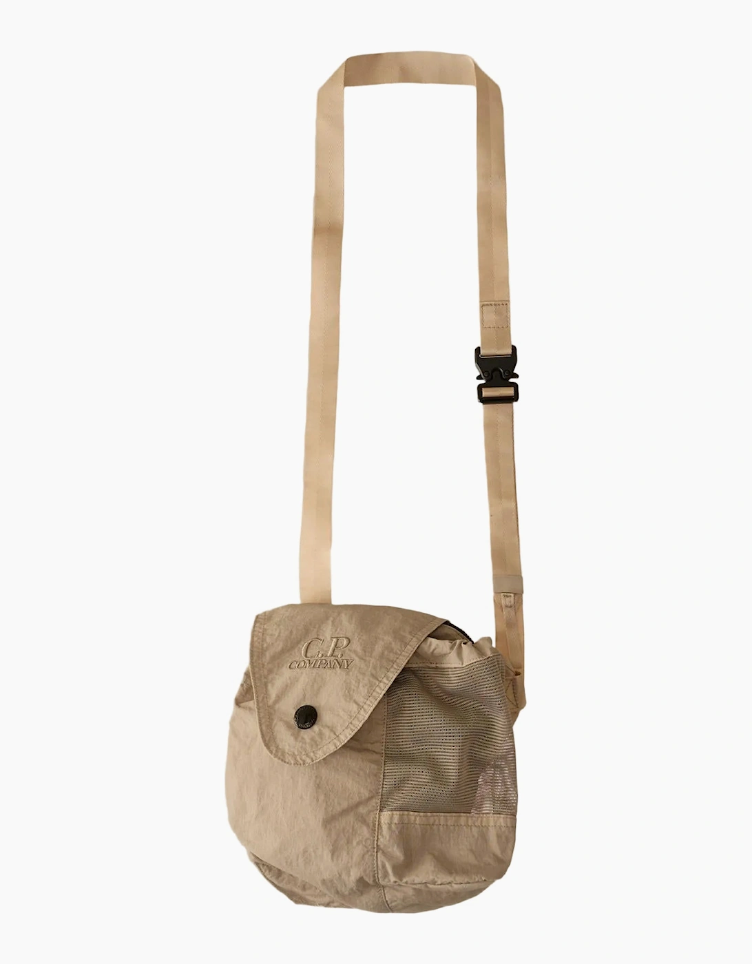 Cp Company Men's Brown/Brown Plain Paper Touch Mini Bag - Size: Uni