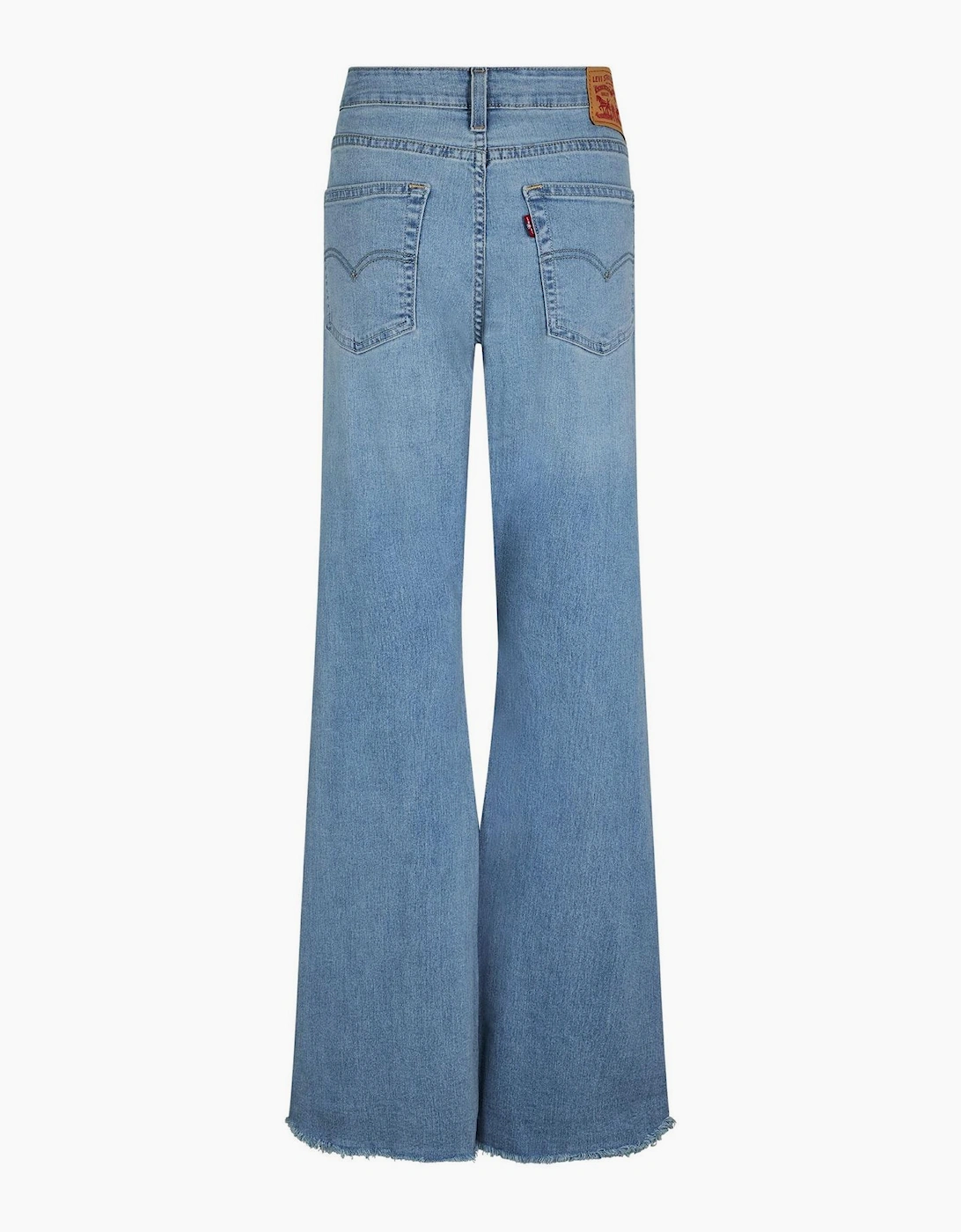 High Rise Flared Five Pocket Jeans