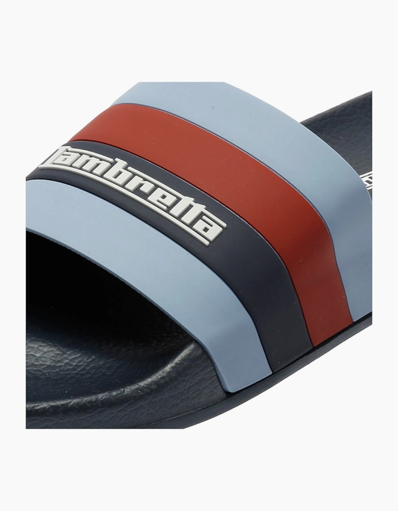 Lambretta Prince Men's Navy Slides