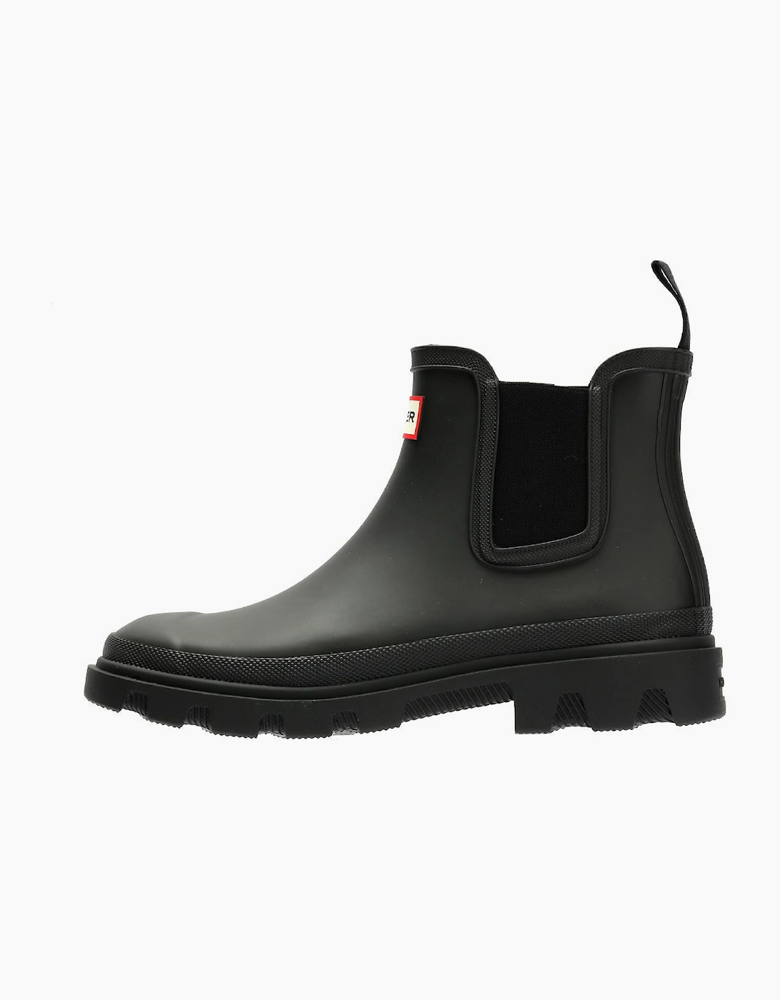 Hunter Downpour Chelsea Rubber Women's Black Wellington Boots