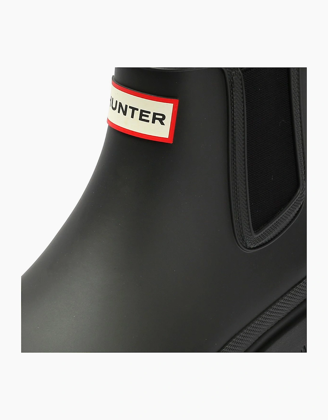 Hunter Downpour Chelsea Rubber Women's Black Wellington Boots