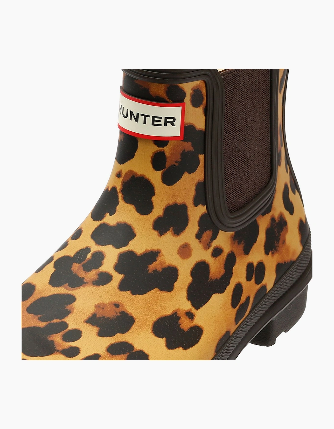 Hunter Original Chelsea Rubber Women's Leopard Wellington Boots