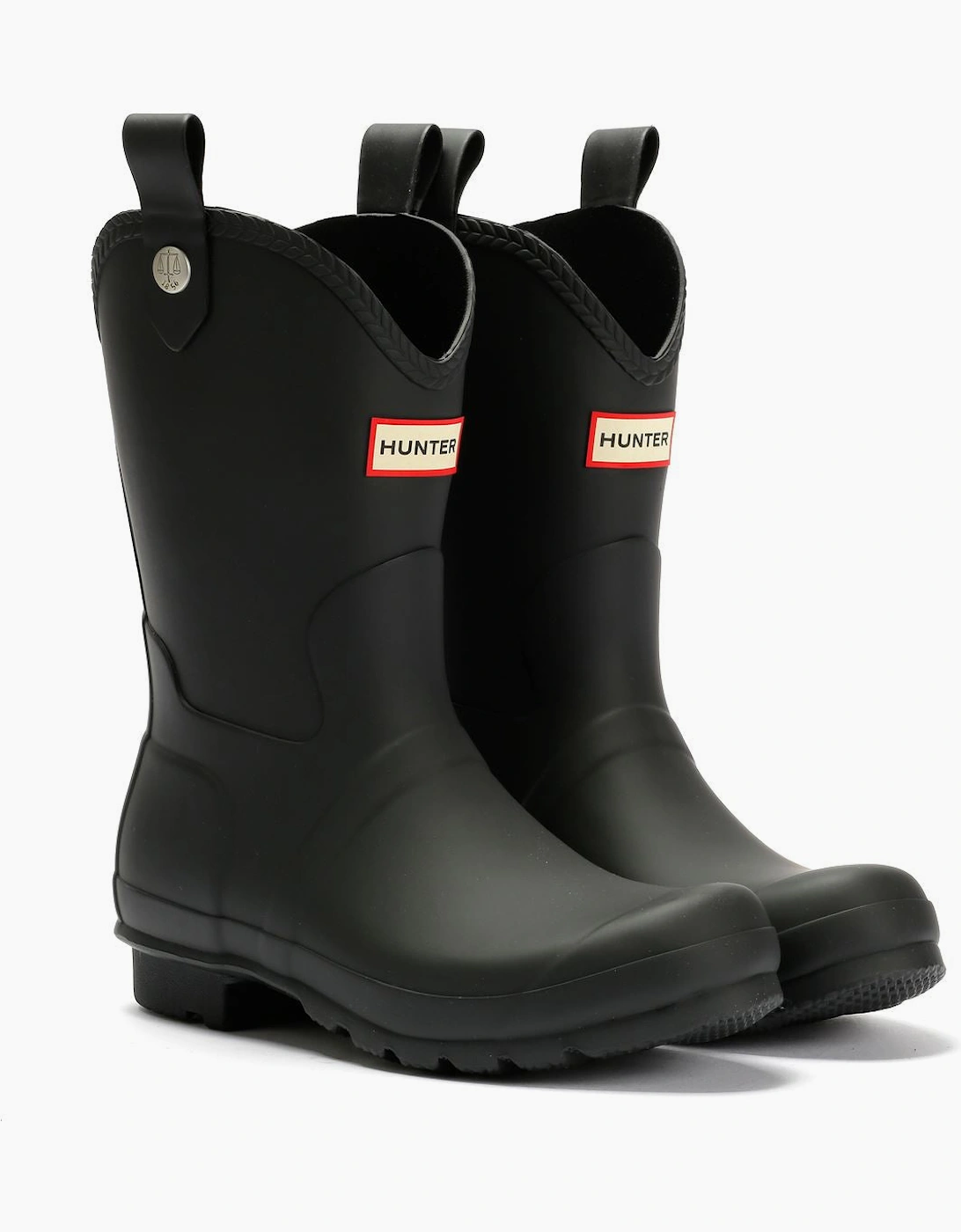 Hunter Women's Black Original Cowboy Rubber Wellington Boots - Size 4