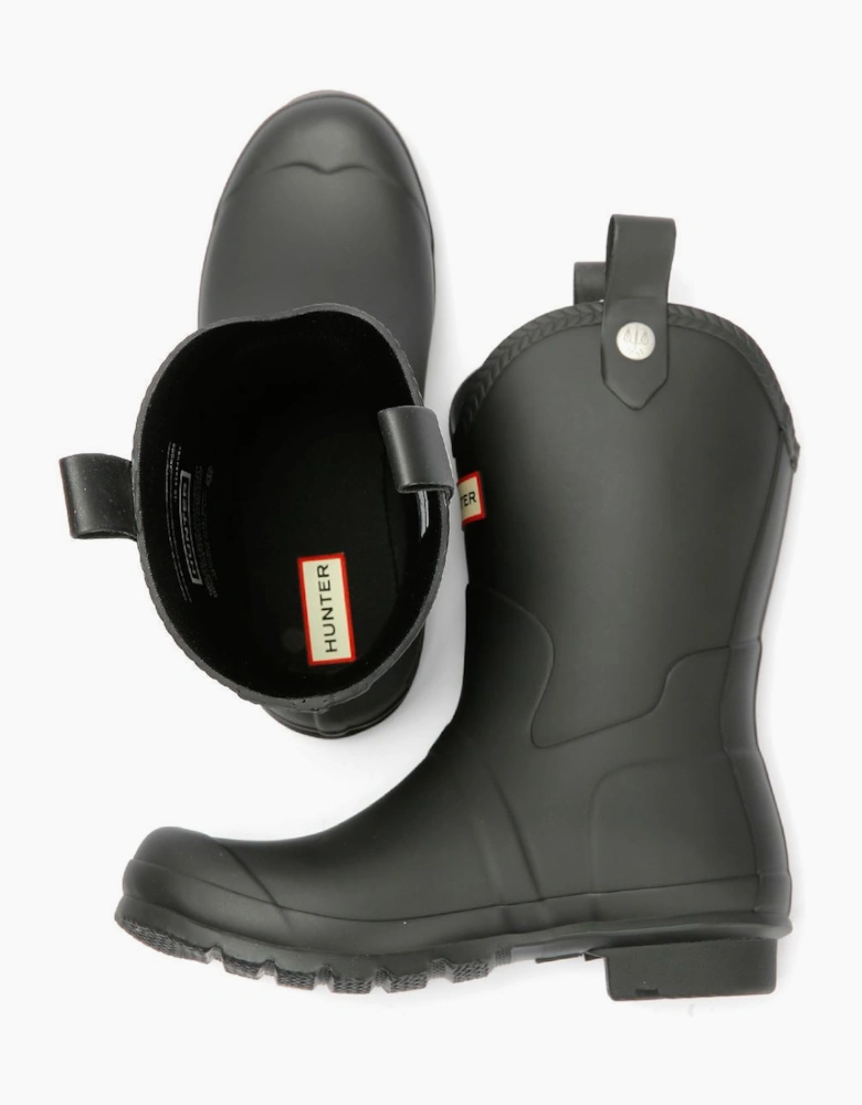 Hunter Original Cowboy Rubber Women's Black Wellington Boots