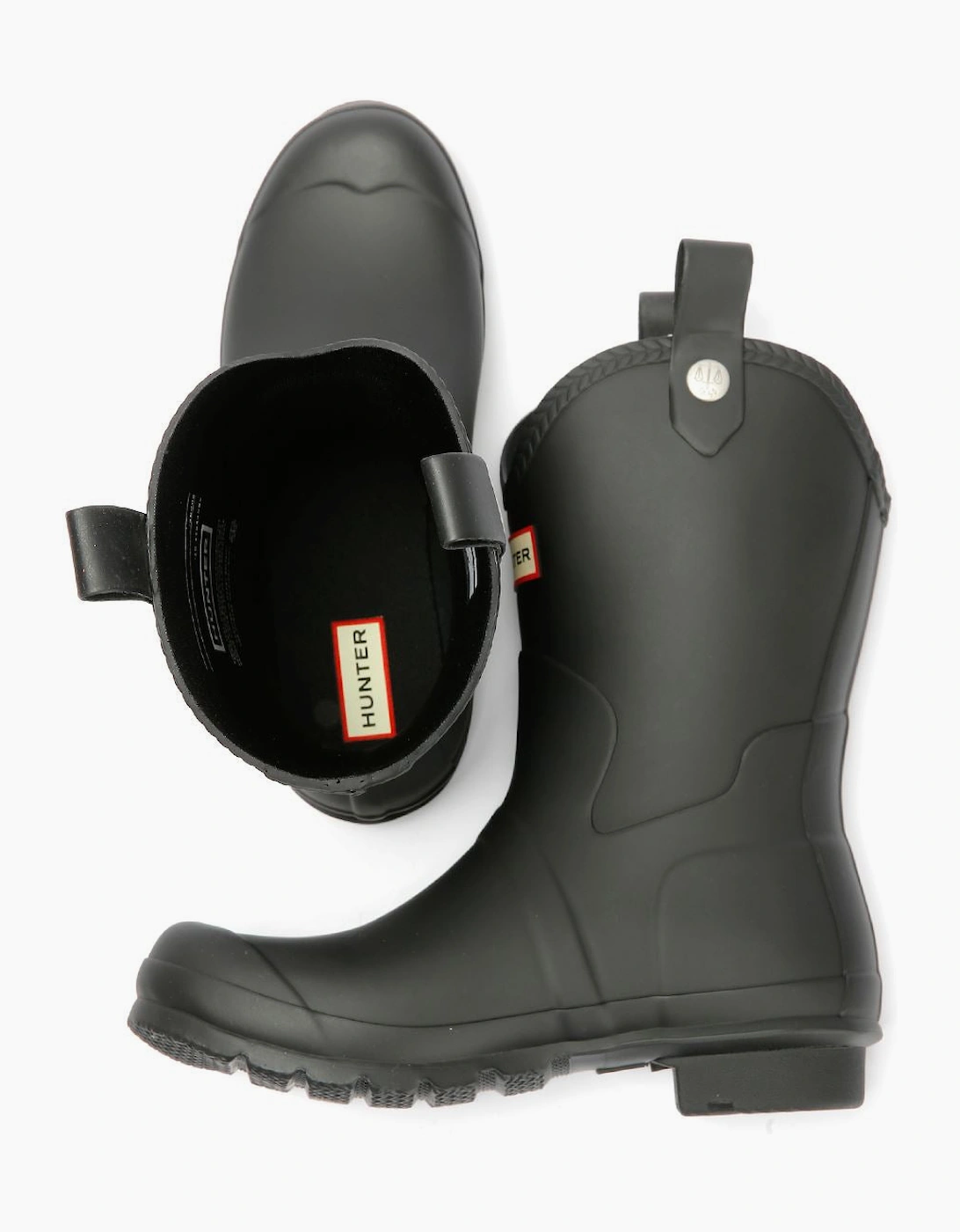 Hunter Original Cowboy Rubber Women's Black Wellington Boots