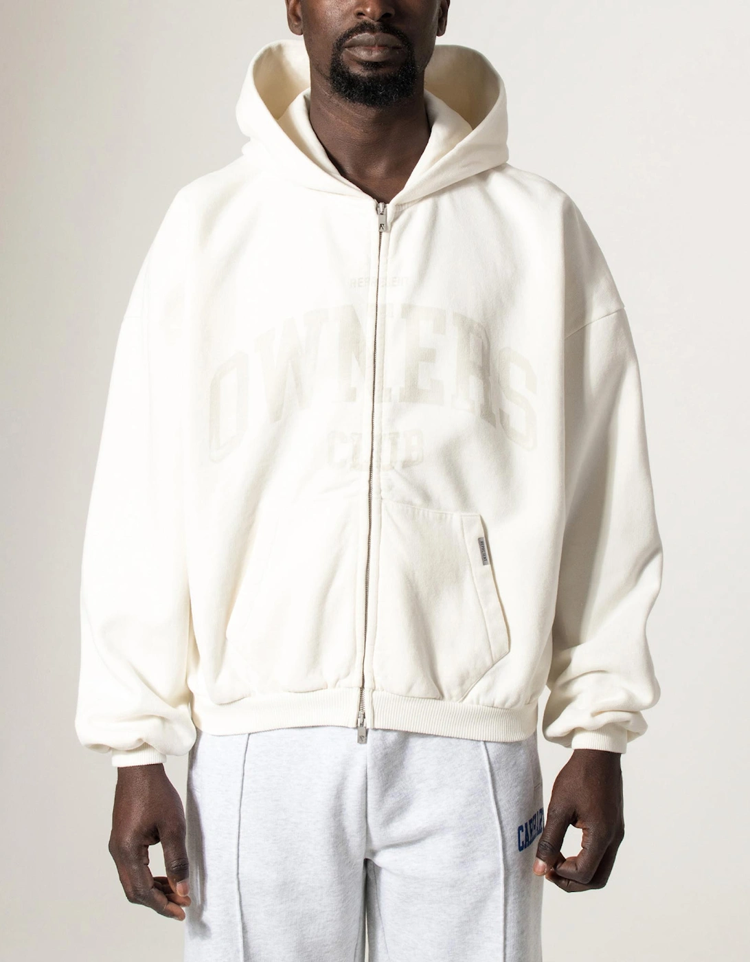 Oversized 2.0 Owners Zip Through Hoodie